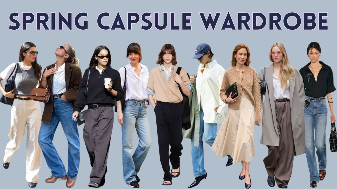 How to Create a Spring Capsule Wardrobe | 20 Outfits with 20 Pieces