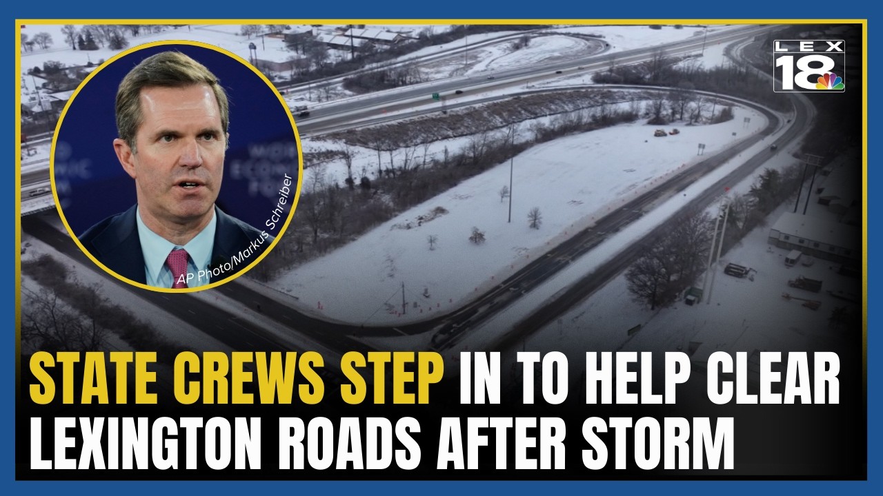 State crews step in to help clear Lexington roads after winter storm criticism
