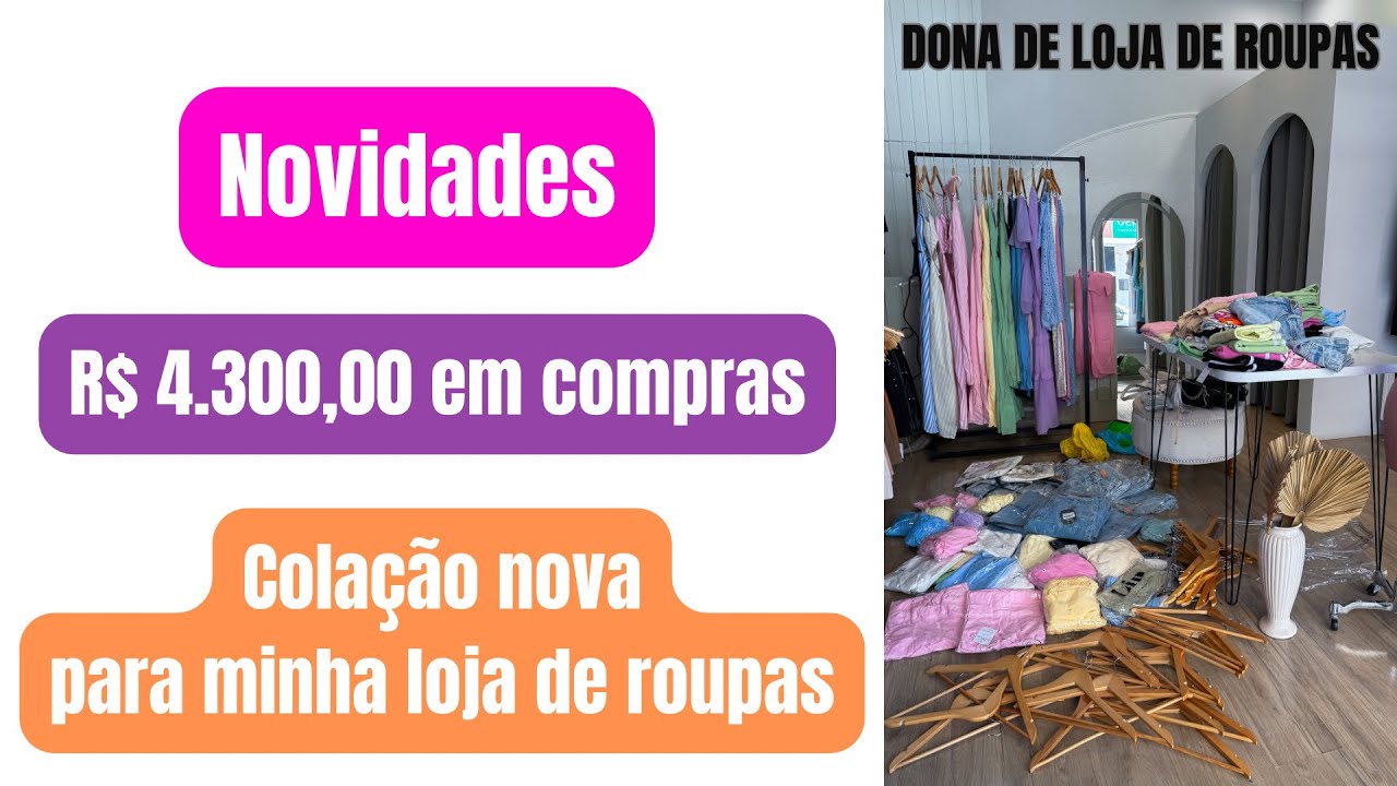 Abrindo os pacotes de novidades para minha loja de roupas | Brás São Paulo | Atacado