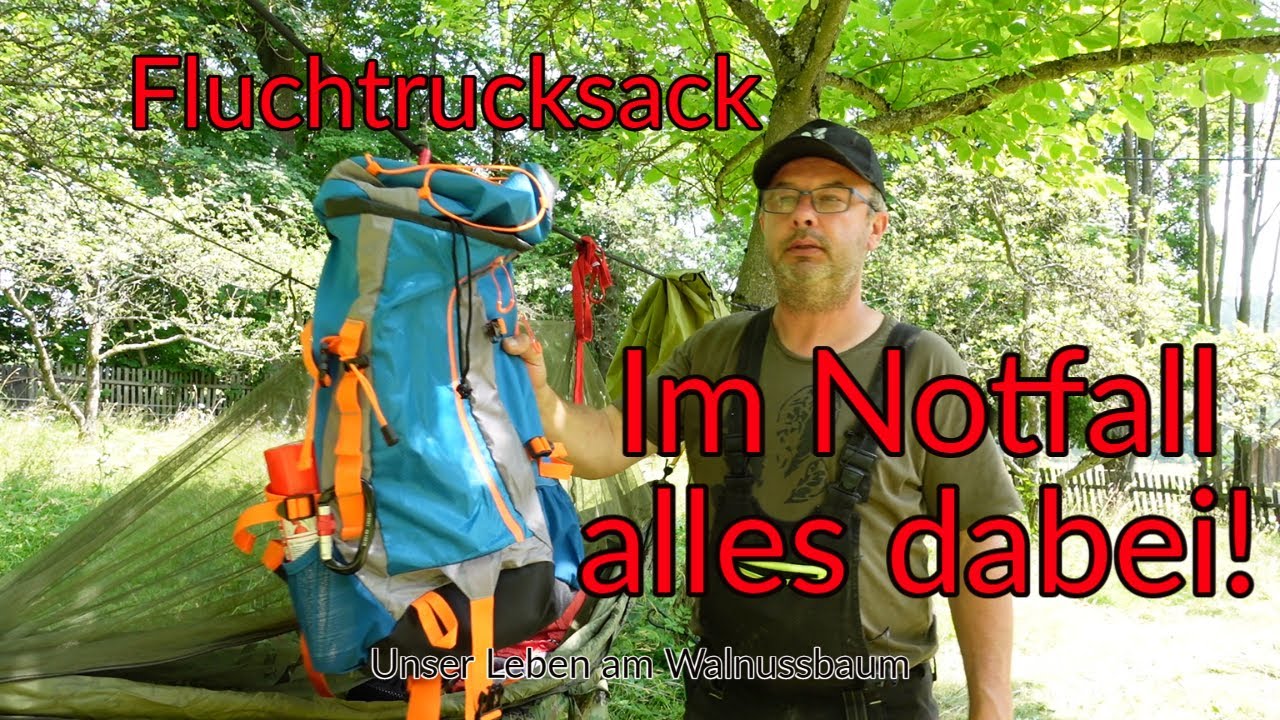 Fluchtrucksack f&uuml;r den Notfall - 3 Tage autark Leben in jeder Krise