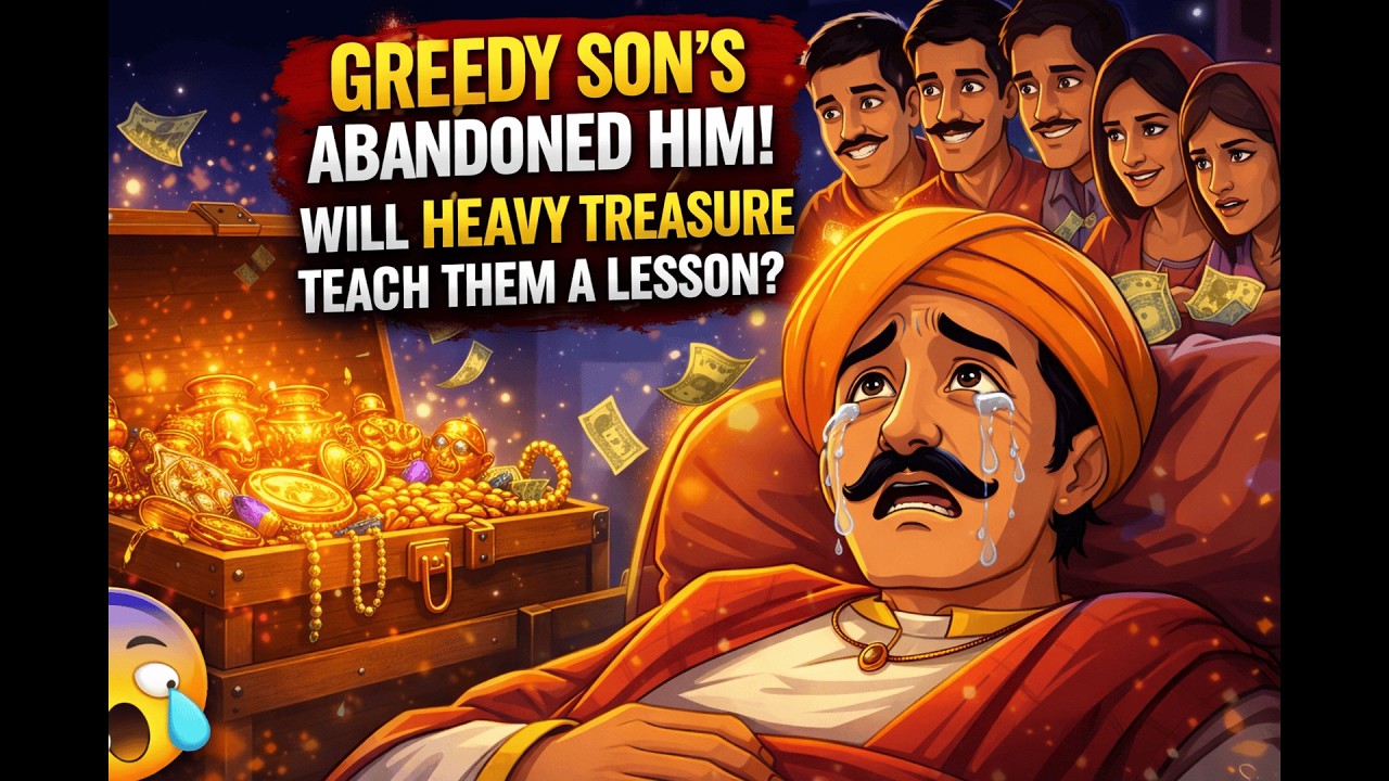 Four Greedy Sons & The Secret Chest | A Heart Touching Moral Story