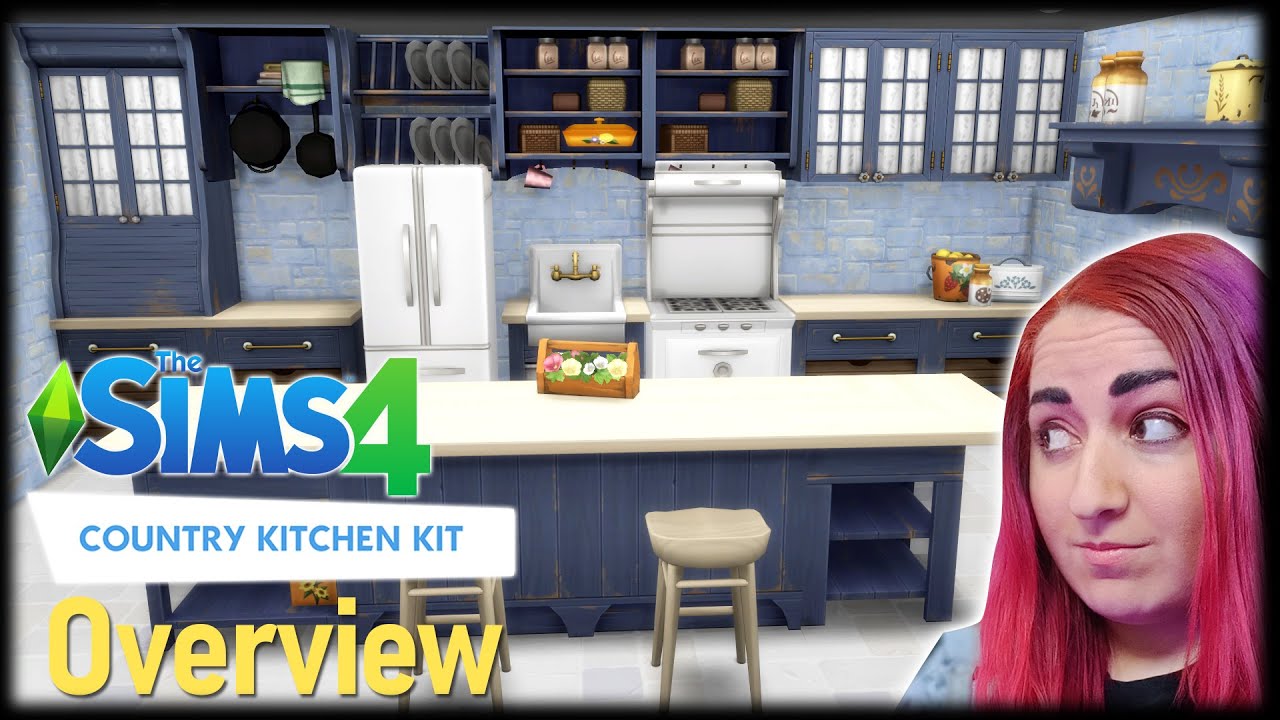 🍋The Sims 4 Country Kitchen Kit Build/Buy Overview & My First Opinions // NEW KITCHEN PACK