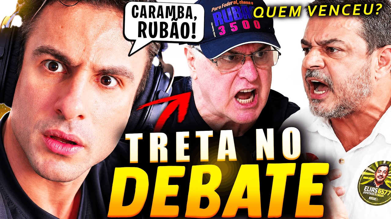 RUB&Atilde;O e ELIAS JABBOUR se DESENTENDEM em DEBATE - SUPER XAND&Atilde;O REAGINDO