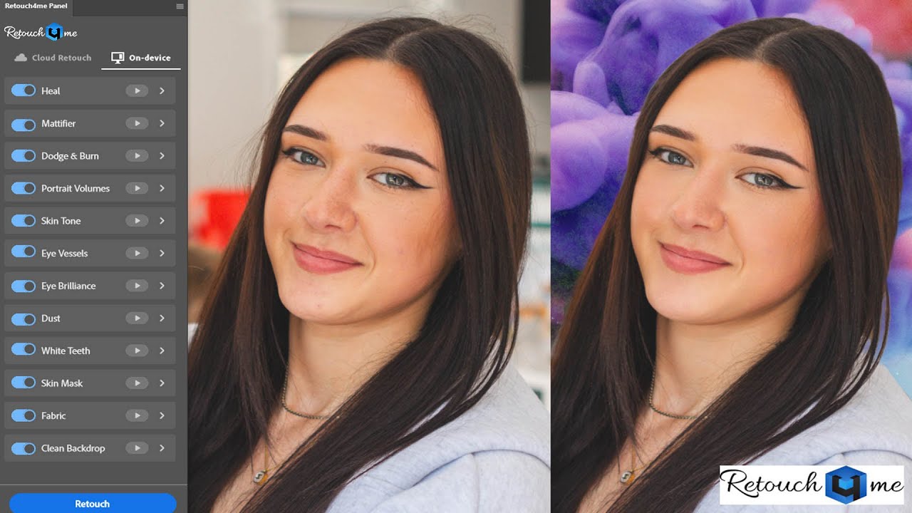 RETOUCH4.ME: So you don’t retouch? Now You Do!… PLUS big gains for the pros! Time & Money!!!