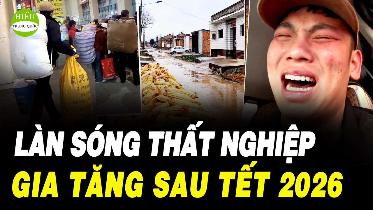 Sau Tết Nguyên Đán: Làn sóng thất nghiệp đang gia tăng || HIỂU TRUNG QUỐC