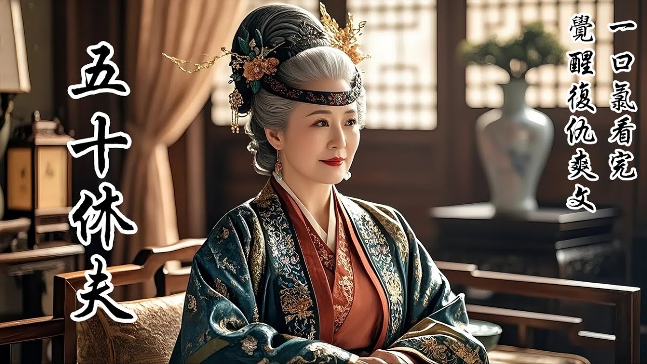 【五十休夫】五十歲那年，我休了夫君。他白髮蒼蒼策馬回府，質問我：「一把年紀不嫌丟人？」我頭也未抬：「不覺得！」他曾發誓不負我，卻在外與人生養了一大家子。兒子女兒早已知情，卻聯手瞞我半生