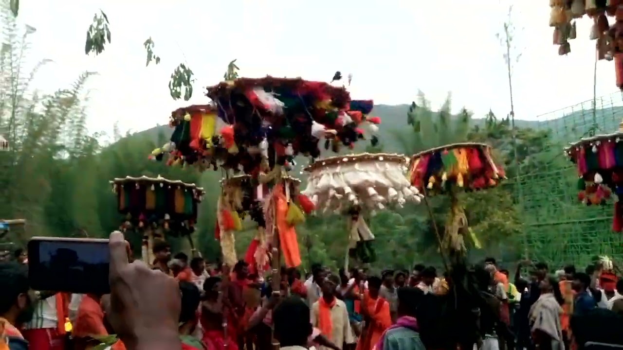 my native temple fastival in kadambur hills