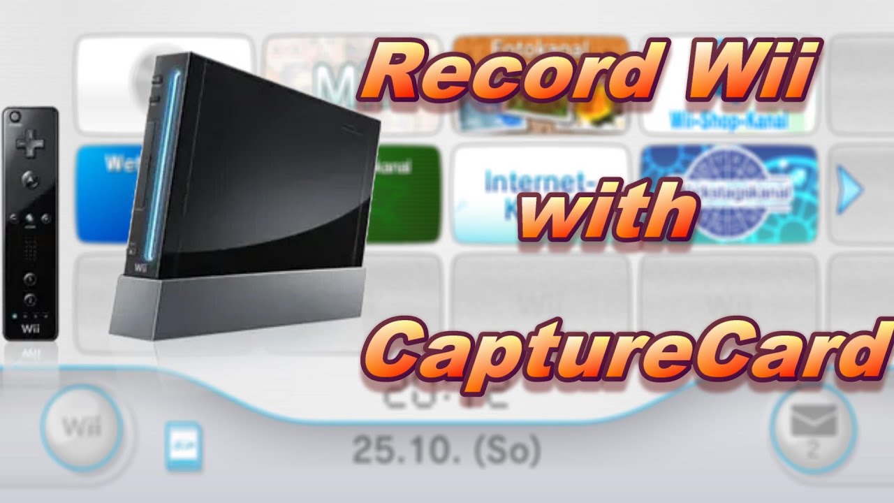 How to record Wii Gameplay with any Capture Card 2022