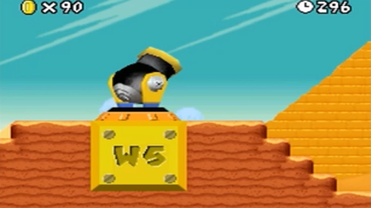 New Super Mario Bros. DS - All Warp Cannons
