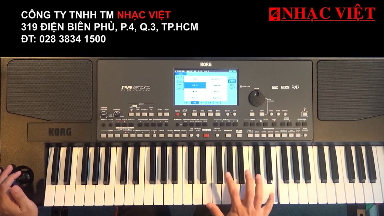 KORG PA600 - Bộ tiếng dân tộc
