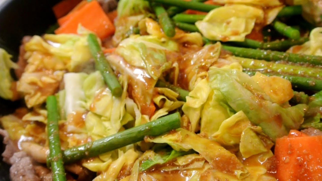 Laid Back Cooking : Miso Goma Veggy Pork