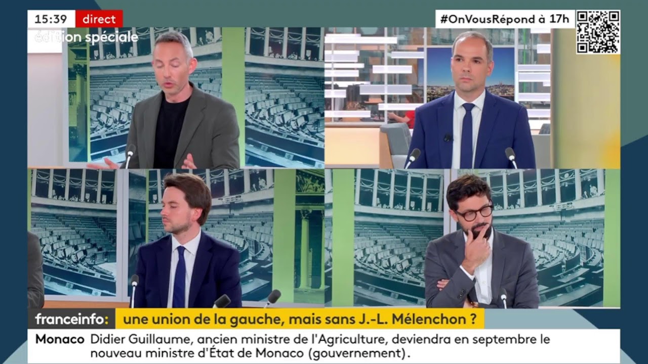 Ian Brossat en débat sur Franceinfo TV