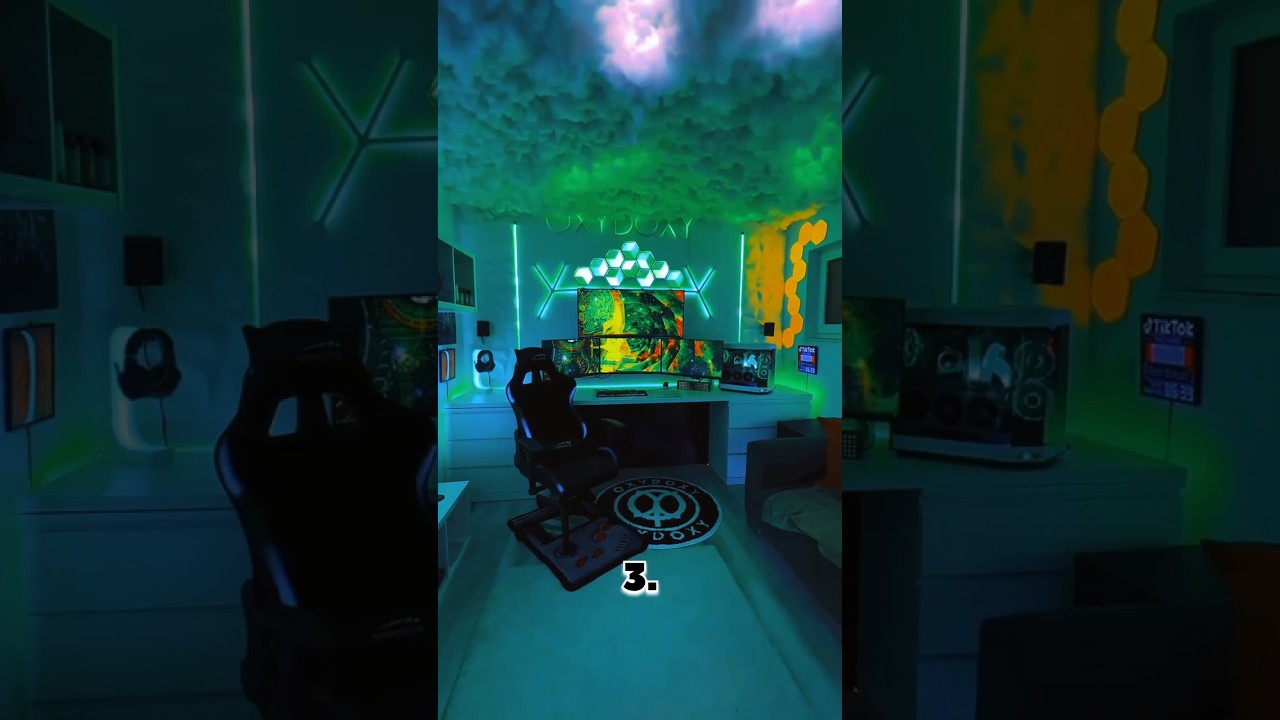 Choose your gaming room..🖥#vibes #aesthetic #gaming #setup #trending #ytshorts #gamers #pc #viral