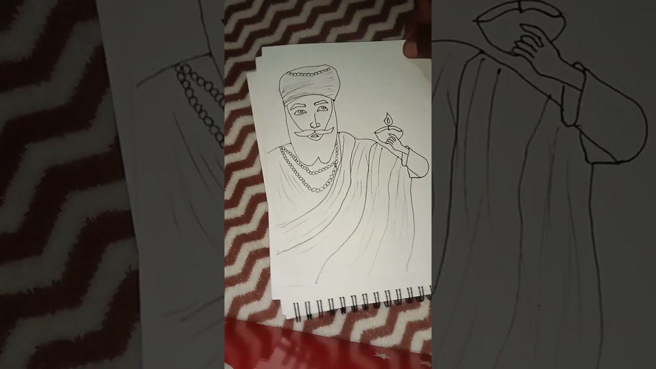 #Srigurunanakdevjidrawingoutline#trending #art
