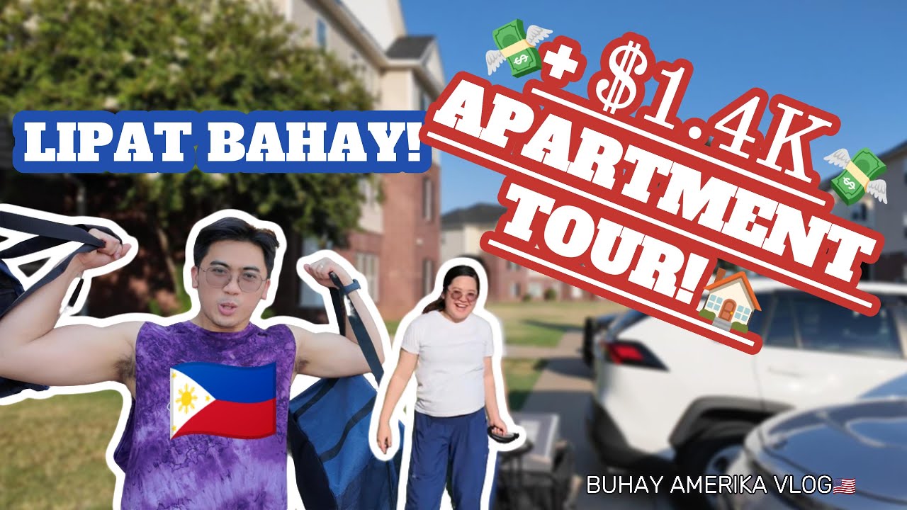 LIPAT BAHAY + $1.4k/month APARTMENT TOUR | BUHAY AMERIKA