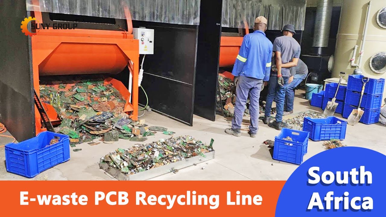 How South Africa Turns E-Waste into Gold: Inside the 500kg/h PCB Recycling Line