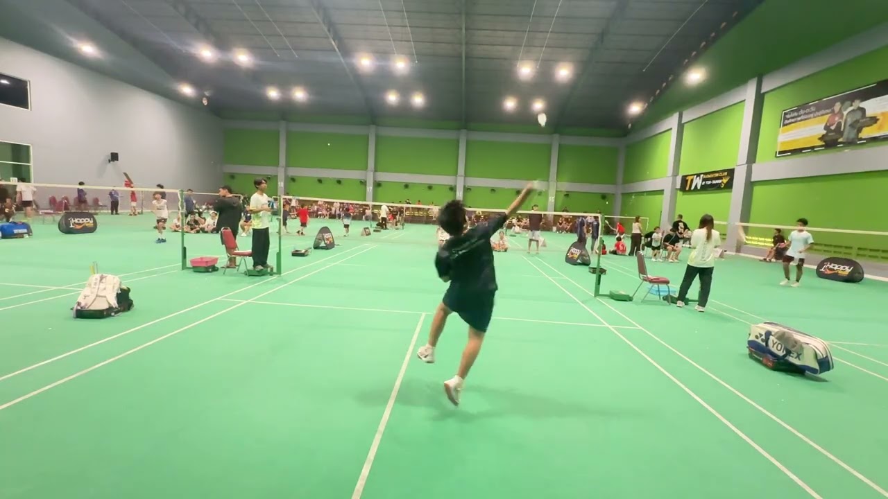 รายการ  Web Junior No Rank #1 Badminton Tournament 2026 (2569) วันเสาร์ที่ 7 กุมภาพันธ์ 2569 คู่แรก