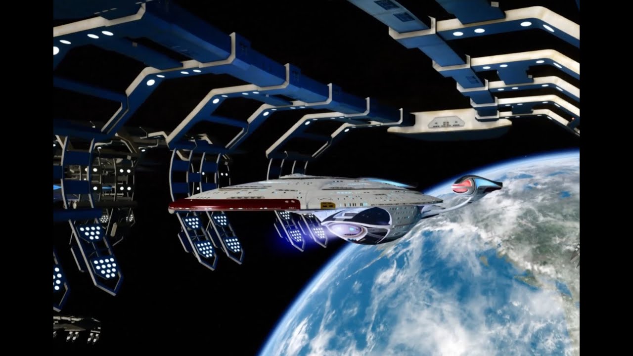 Odyssey-Class Starship - Detailed fly by as seen in Star Trek Online