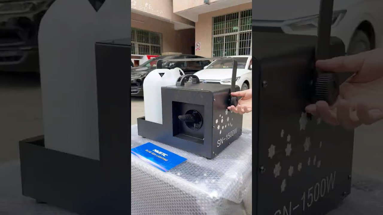 How to Set Up a 1500W Snow Machine for Stunning Stage Effects 🎭