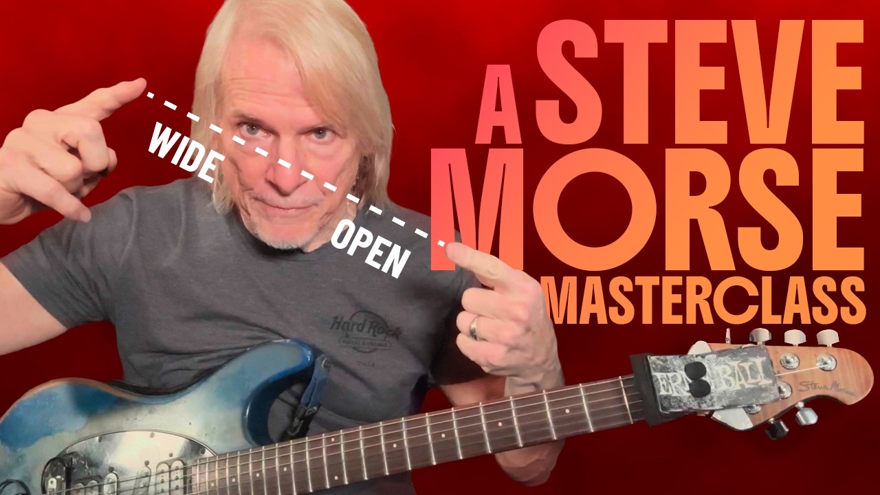 Steve Morse Masterclass | How wide intervals can improve your playing