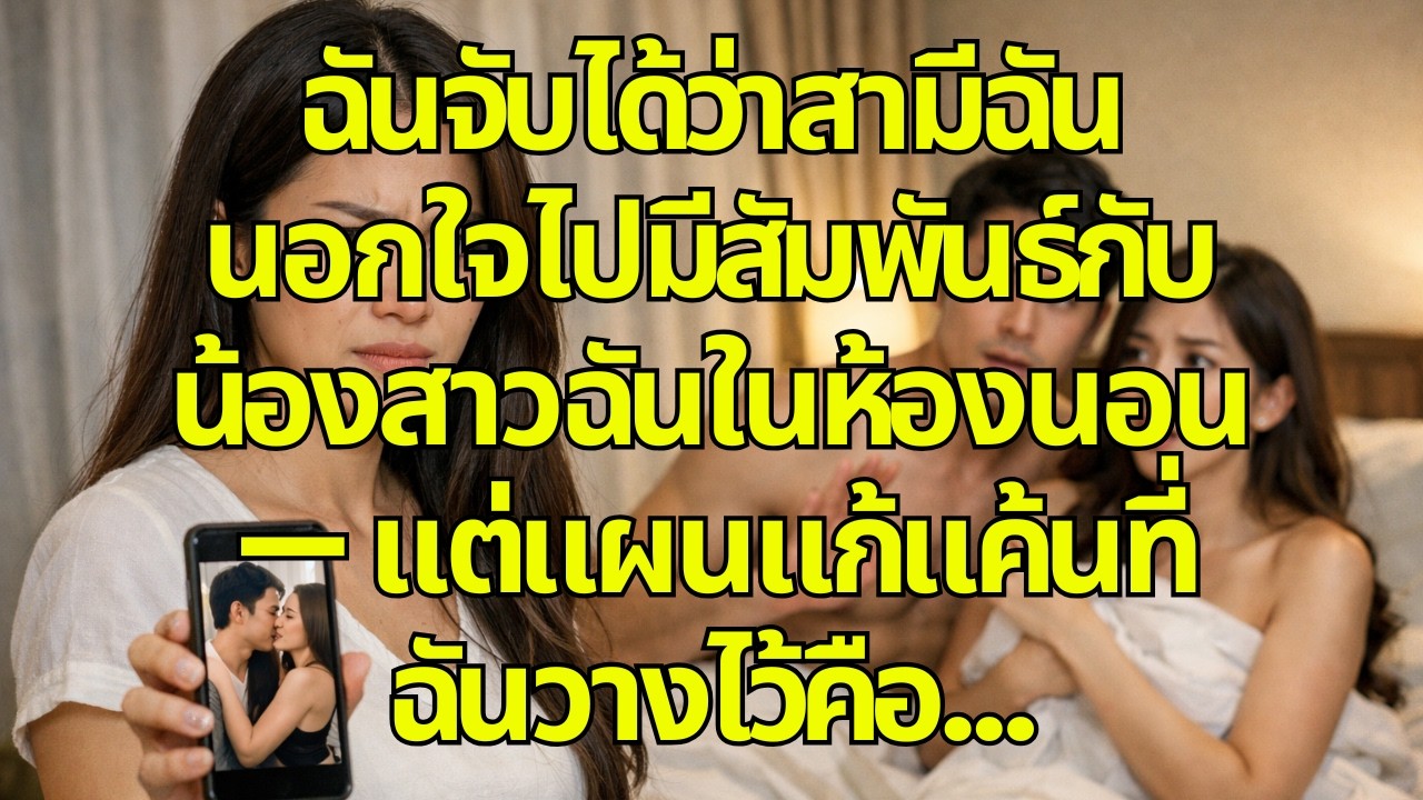 ฉันจับได้ว่าสามีฉันนอกใจไปมีสัมพันธ์กับน้องสาวฉันในห้องนอน — แต่แผนแก้แค้นที่ฉันวางไว้คือ…