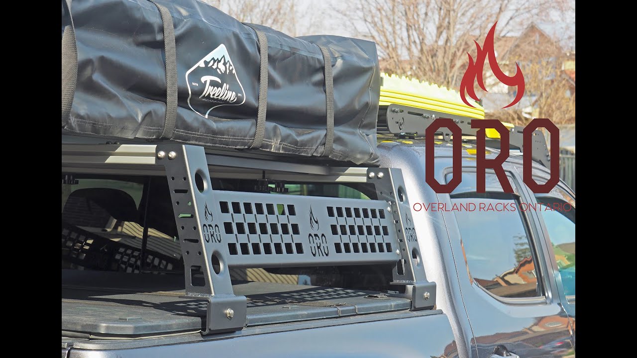 Installing an #ORO Overland Bed Rack On My 2020 Tacoma TRD Pro | With OEM Toyota Tonneau Cover