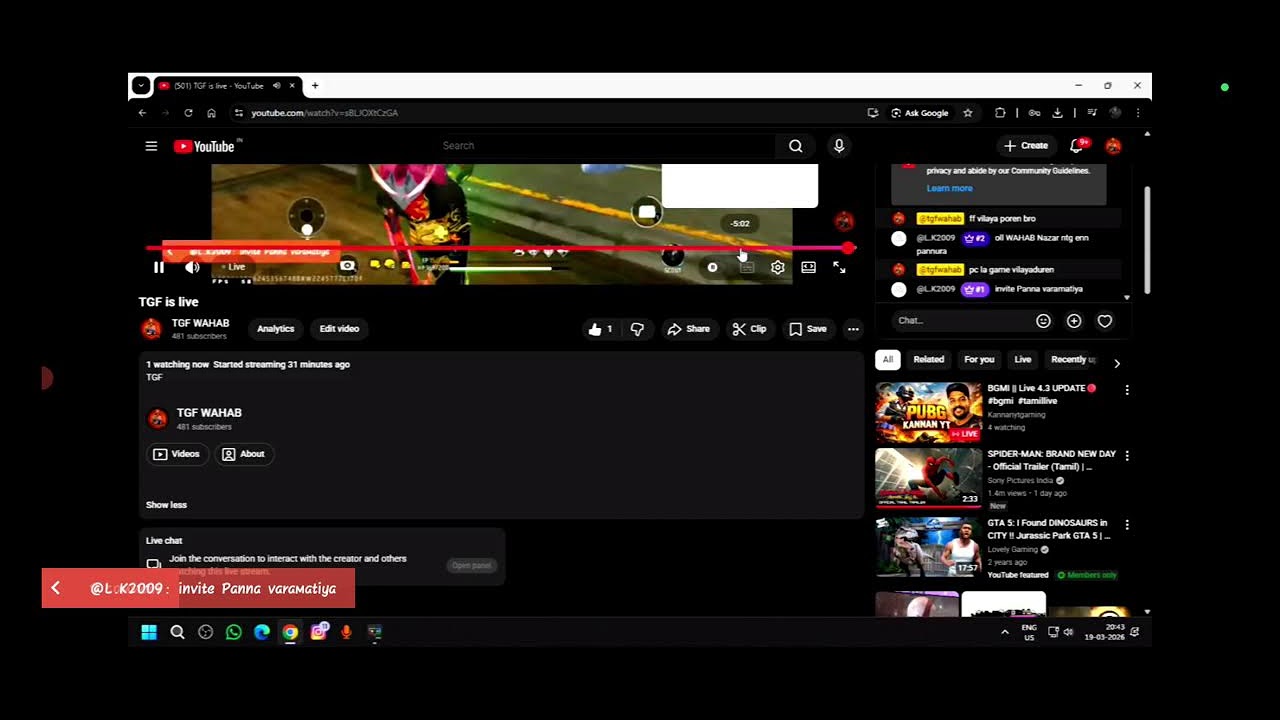 TGF is live
