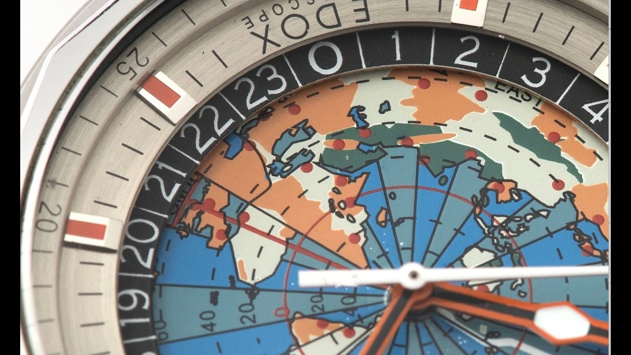 Edox 希臘文意解為「小時」 配原裝綱帶的中古伊度錶