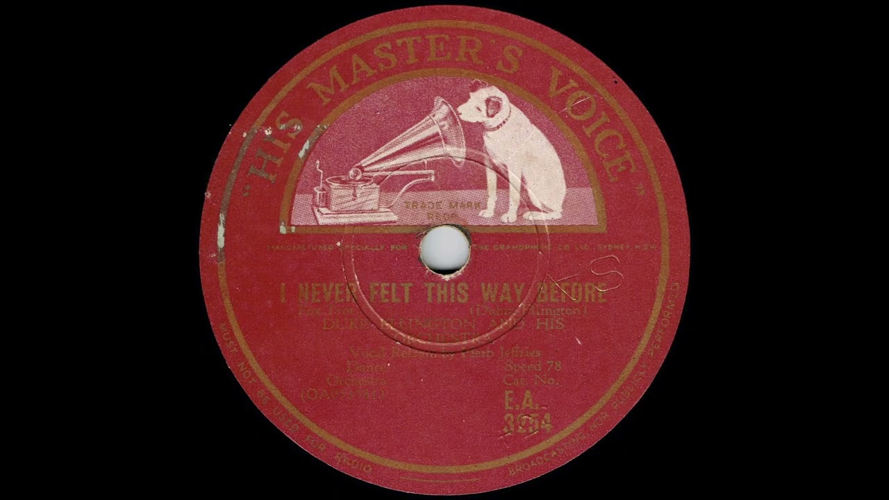 1940 Duke Ellington - I Never Felt This Way Before (Vocal Refrain by Herb Jeffries)