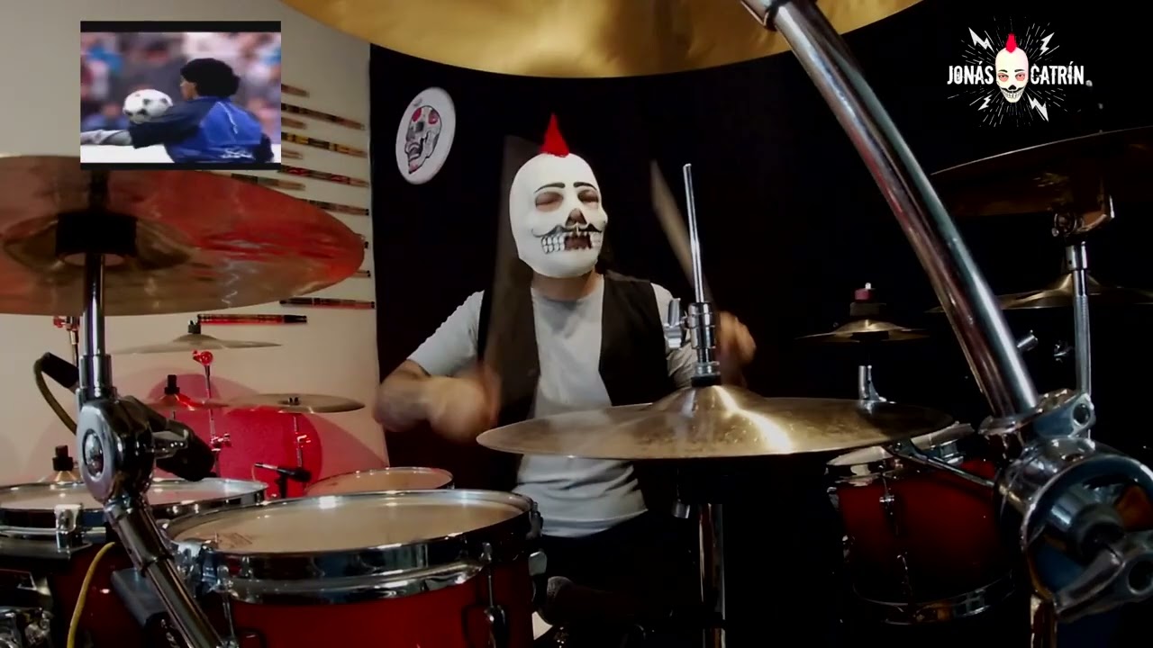 OPUS - LIFE IS LIFE - MARADONA WARM UP/CALENTAMIENTO - JONÁS CATRÍN (drum cover)