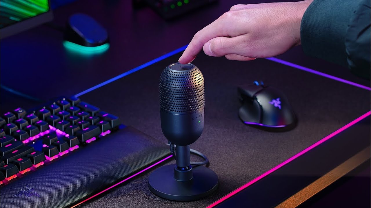 Распаковка и Тест микрофона Razer Seiren V3 Mini