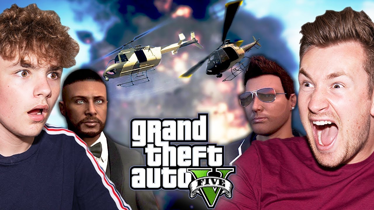 БРАТЬЯ ВПЕРВЫЕ ИГРАЮТ В GTA 5