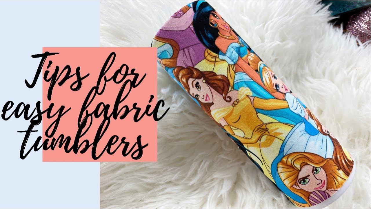Fabric Tumbler the EASY way NO LONGER LIVE | Elegant Mica www.littleleeandrose.com