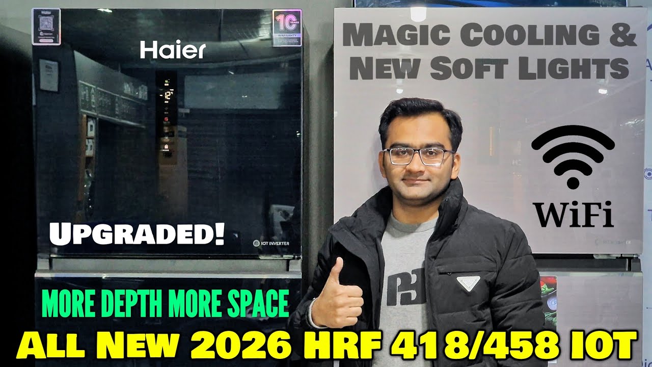 Haier All New 418/458 IOT Refrigerator With Improved Quality, New Magic Cooling & Much More