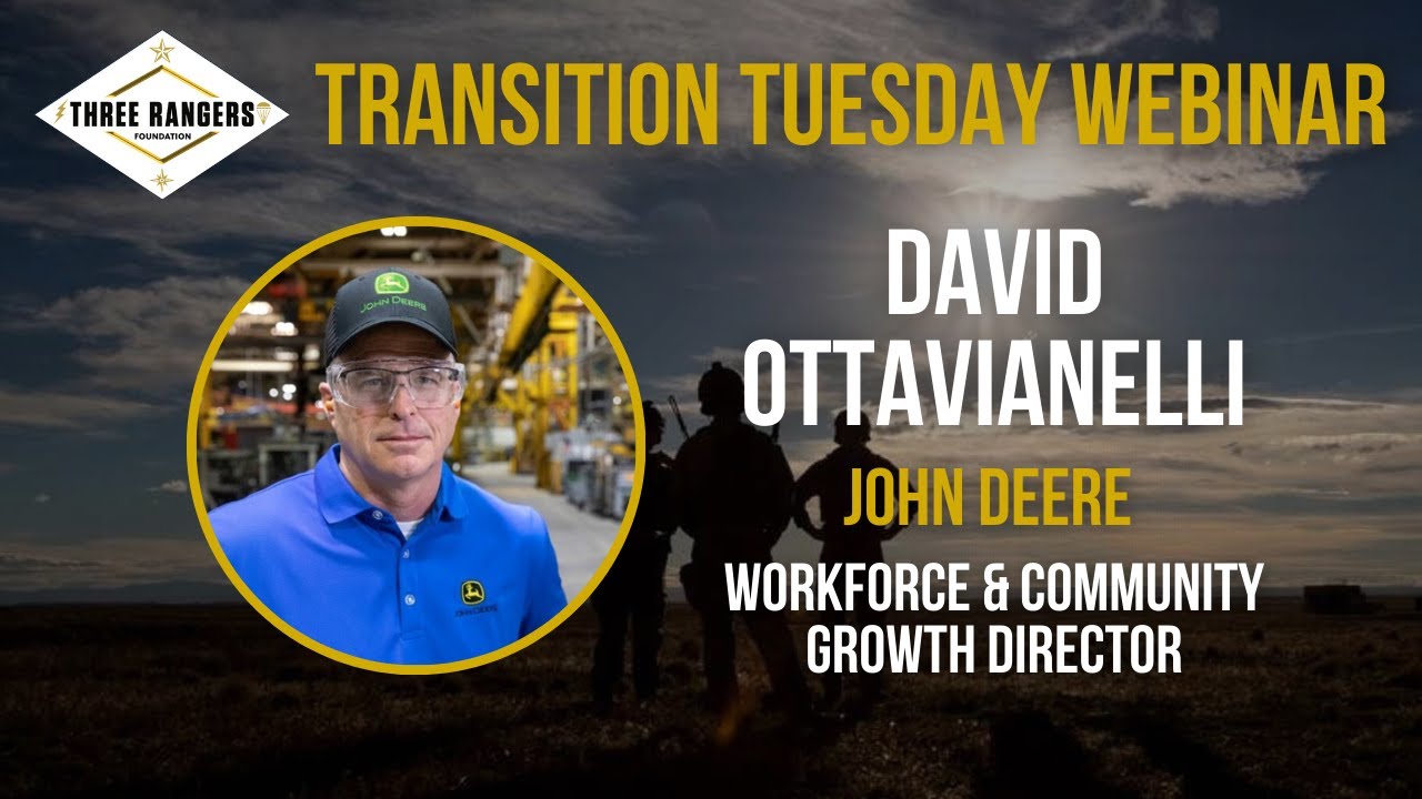 Transition Tuesday with Ranger David Ottavianelli of John Deere