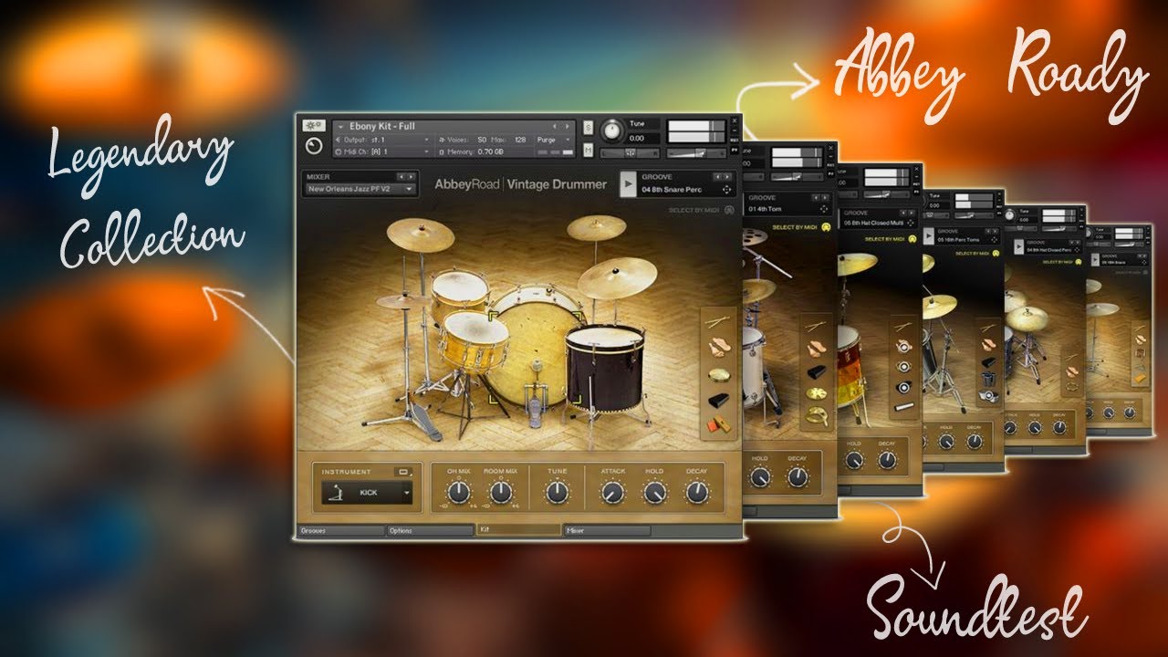ALL ABBEY ROAD DRUMS By @NativeInstruments Quick Preview