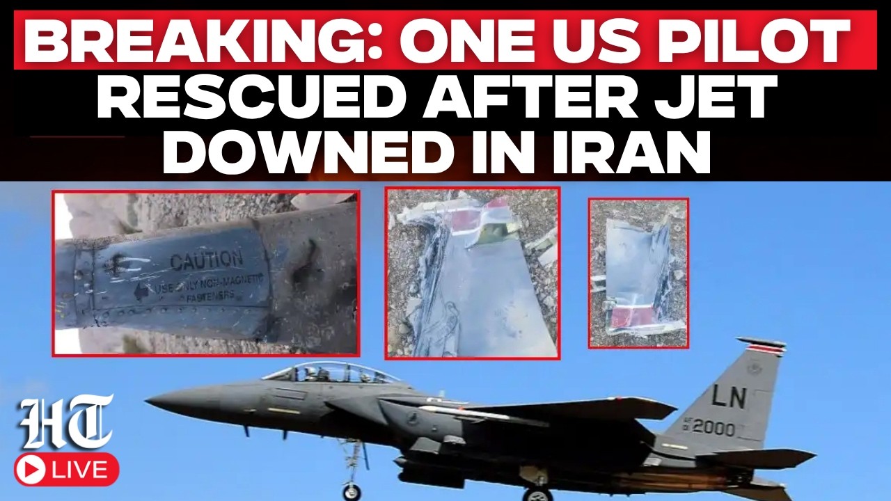 Breaking News Live | One Of Two Us Pilots Rescued Alive After Jet Downed In Iran | Iran War