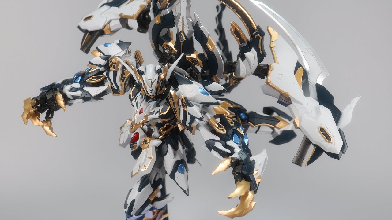 【型模玩赏】藏道模型CANGDAO MODEL 白虎White Tiger 合金成品metal frame