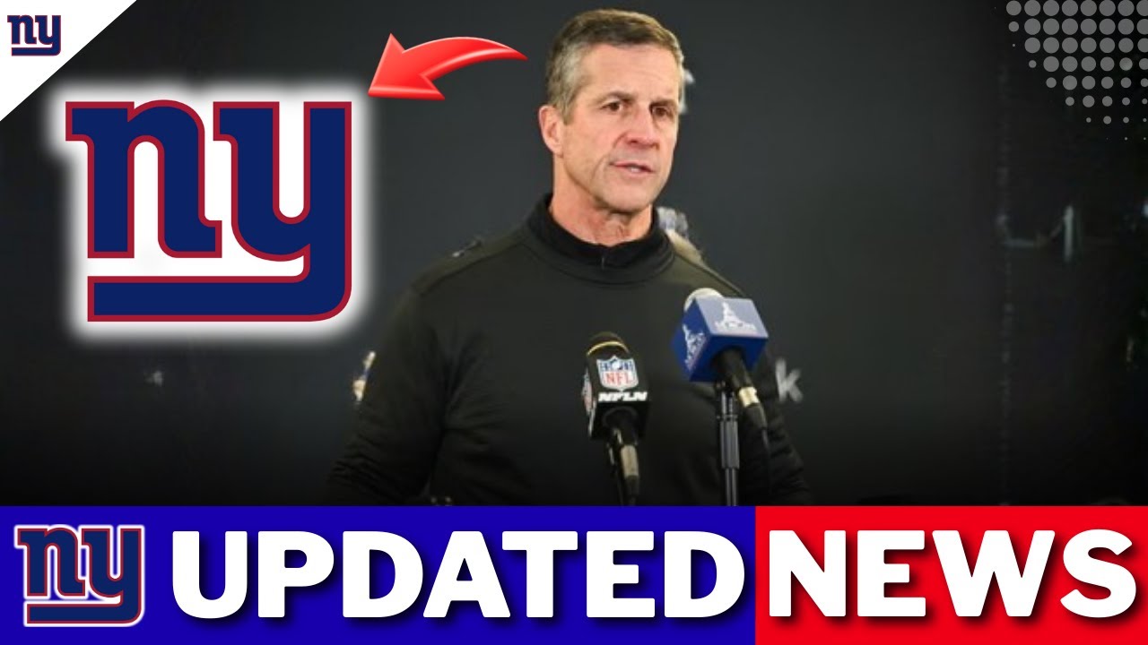 🚨SHOCKING NEWS! JOHN HARBAUGH EXPLAINS REASON HE’S NOT PLAYING WELL |NEW YORK GIANTS NEWS TODAY