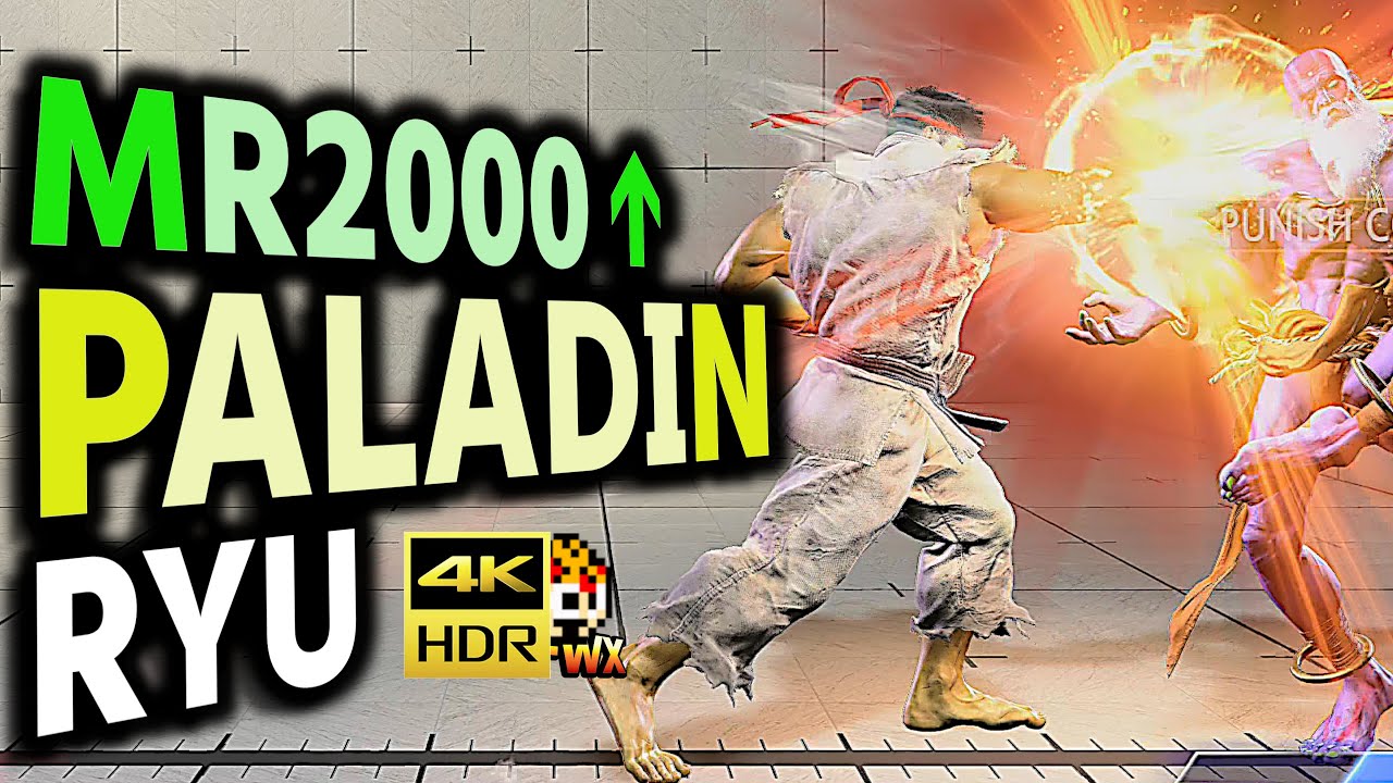 SF6: Paladin  MR2000 over Ryu  VS DeeJay | sf6 4K Street Fighter 6