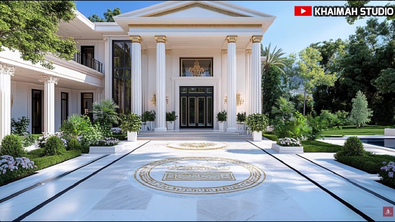 Inside a $41M Greek Palace Mansion in VIP Palm Jumeirah | Ultimate Dubai Mansion Tour 2025