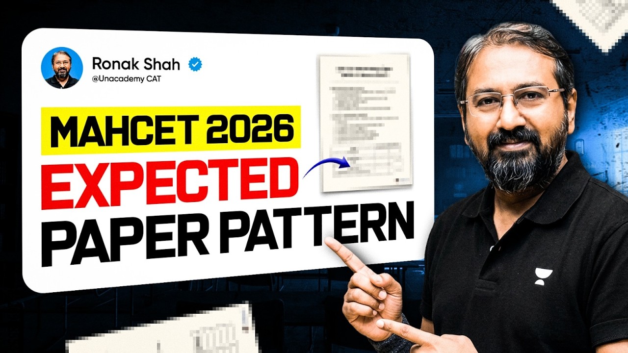 MAHCET 2026 Expected Paper Pattern 🔥 | Complete Exam Breakdown & Strategy