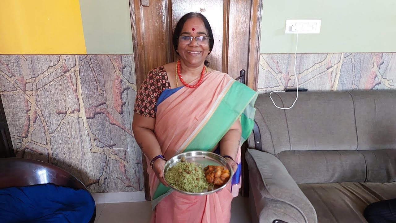 Menthikura Fried Rice and Potato Curry|| Nanamma's Special 👌😋 #tasty #cooking