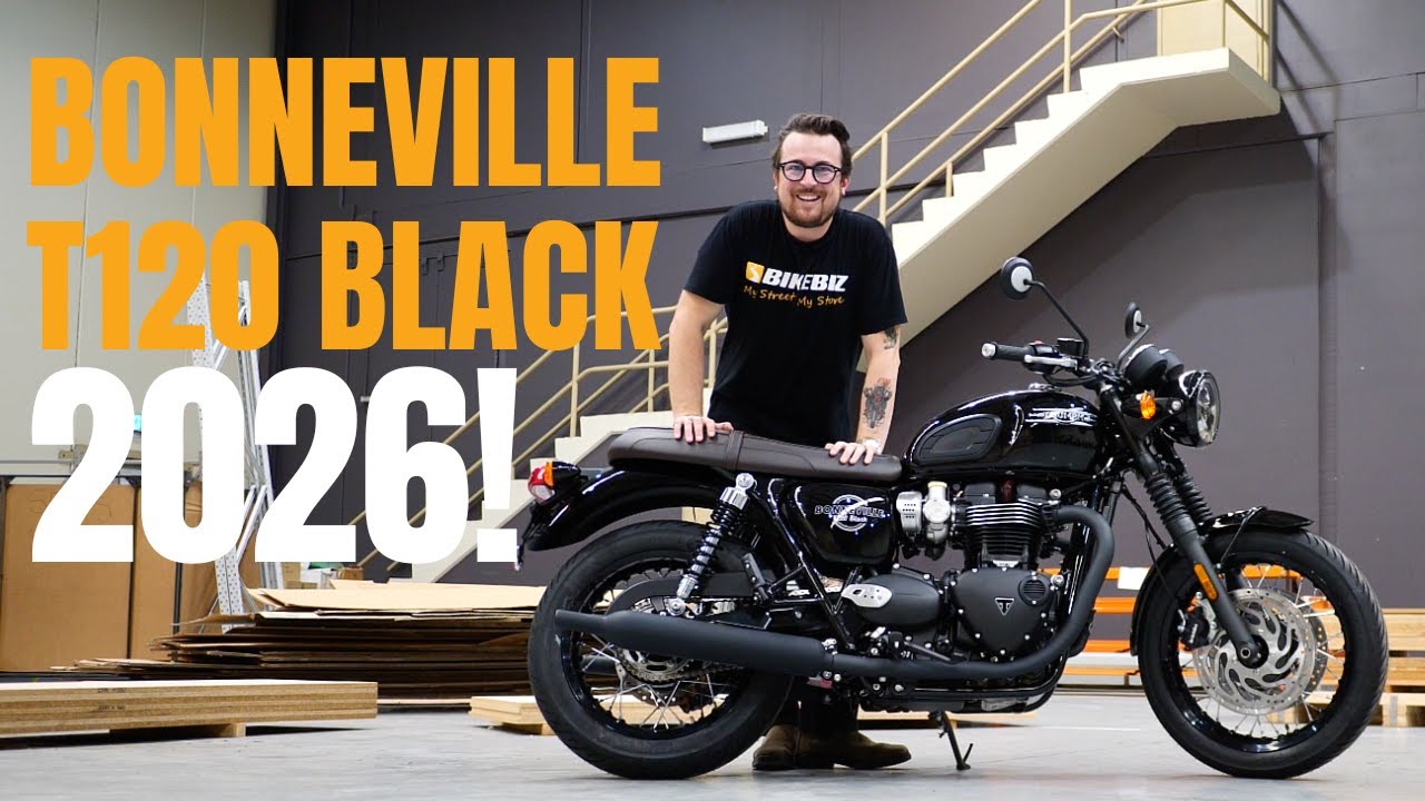 2026 TRIUMPH BONNEVILLE T120 BLACK I First Look! I Bikebiz