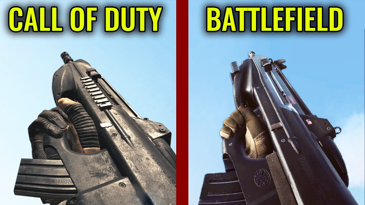 MW2 Remastered vs BATTLEFIELD 4 - Weapons Comparison