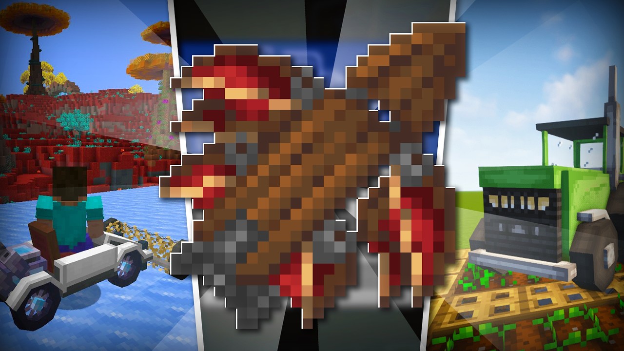 10 Best Transport Mods For Minecraft! 🚗