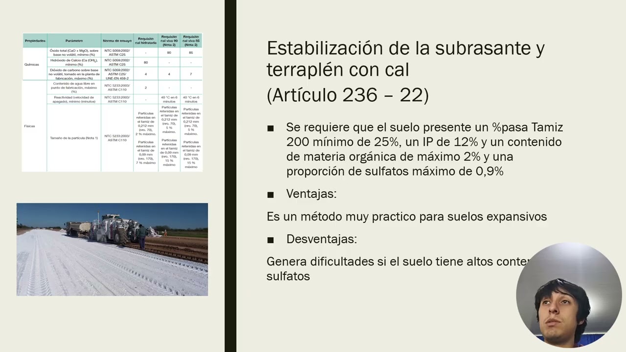 Tipos de estabilización de suelos