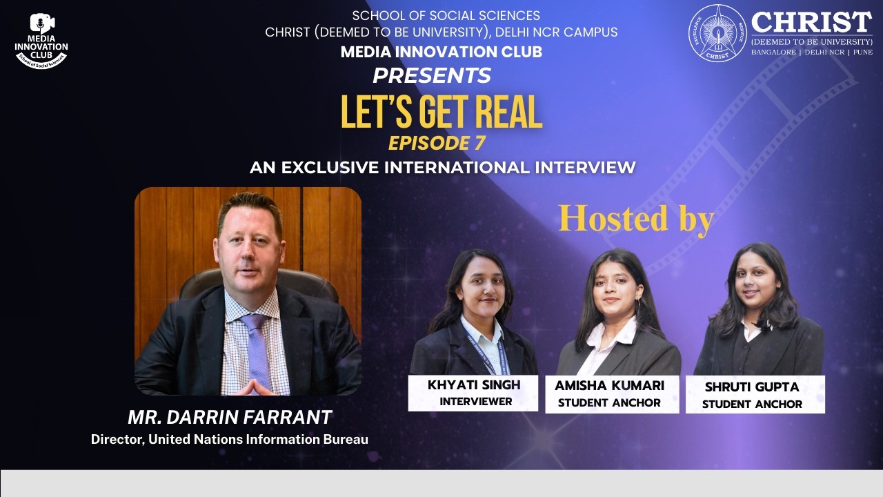 LET’S GET REAL- Episode 7 | MIC Exclusive International Interview with Mr. Darrin Farrant