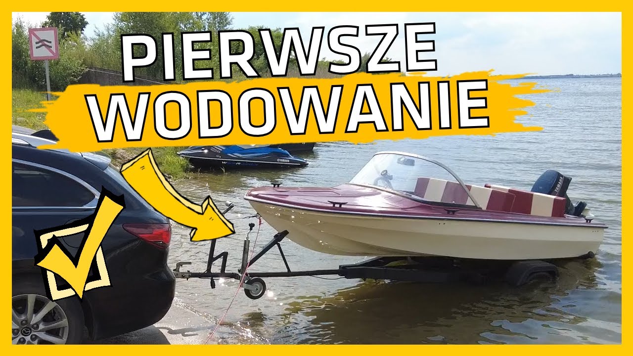 PIERWSZY RAZ PŁYNIEMY MOTORÓWKĄ CAMEO PO ZALEWIE JEZIORSKO!