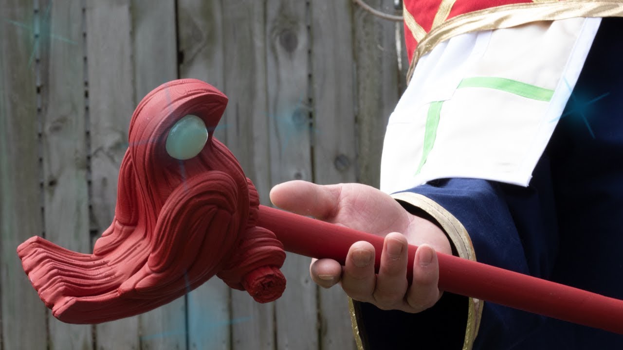 3D Printed Ancient Magus Bride Chise's Wand: Printing with Pat  魔法使いの嫁